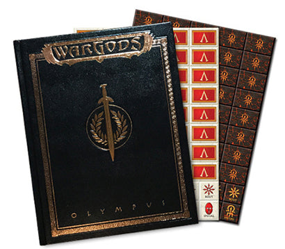 WG-04 WarGods of Olympus Collector's Edition Leatherette Rulebook