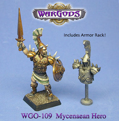 WGO-109 - Olympus - Mycenaean Hero and Armour Rack