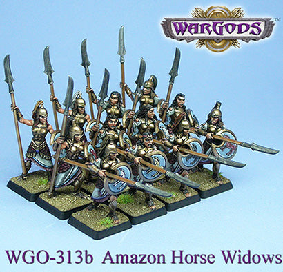 WGO-313b Olympus - Amazons - Hoplite Unit - Horse Widows