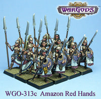 WGO-313c - Olympus - Amazons - Hoplite Unit Red Hands